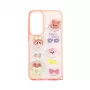 iLike cover Epoxy Cartoon bianco rosa per Samsung Galaxy A55