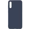 iLike Samsung Galaxy A70 Custodia TPU opaca blu scuro