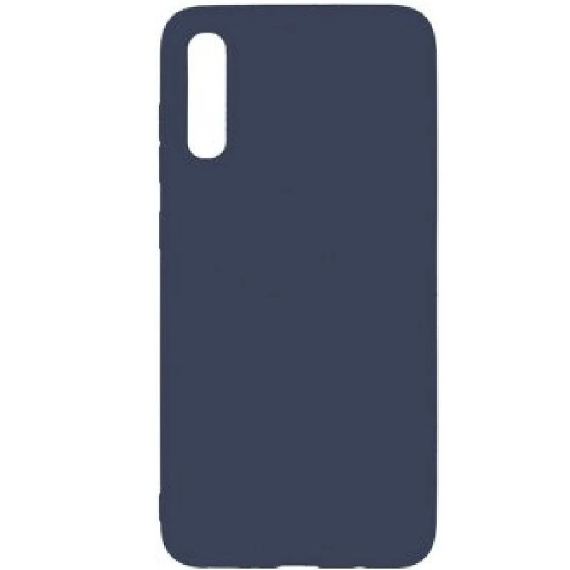 iLike Samsung Galaxy A70 Custodia TPU opaca blu scuro