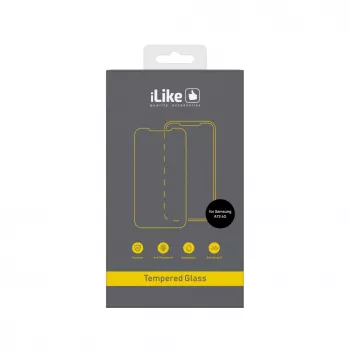 iLike Samsung Galaxy A72 4G protezione display in vetro temperato piatto chiaro 0,33mm