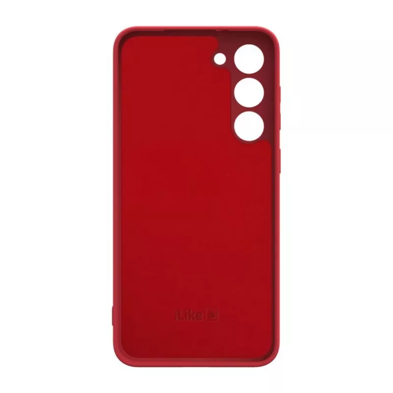 iLike Custodia in silicone Nano per Samsung Galaxy S23 rossa