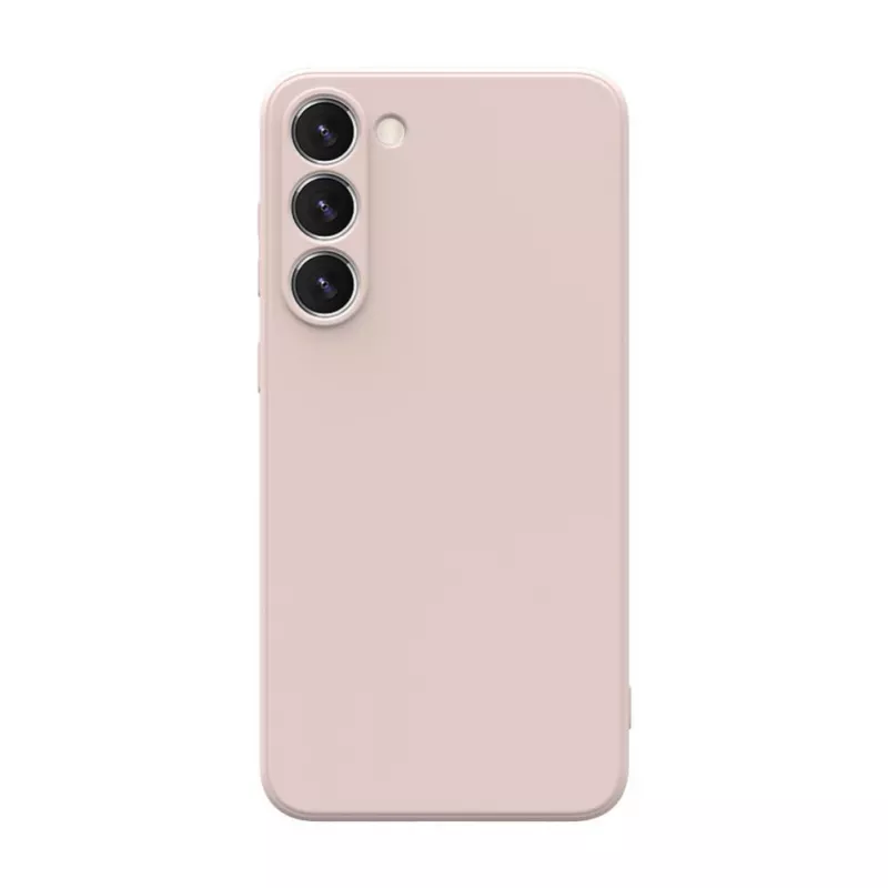 iLike Custodia in silicone Nano per Samsung Galaxy S23 Plus beige