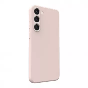 iLike Custodia in silicone Nano per Samsung Galaxy S23 Plus beige