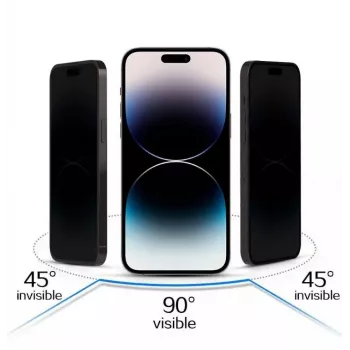Protezione display in vetro temperato Privacy iLike per Samsung Galaxy S25 Ultra