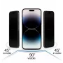 Protezione display in vetro temperato Privacy iLike per Samsung Galaxy S25 Ultra