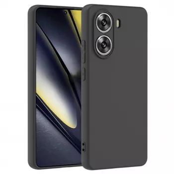 iLike Custodia in silicone per Xiaomi Poco X7 Pro 5G - nero