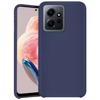 iLike Custodia in silicone per Xiaomi Redmi Note 12 4G blu scuro