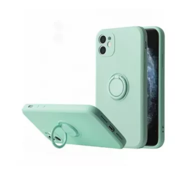 iLike Silicone Ring Back Cover per Xiaomi Redmi 9C / Redmi 10A - menta
