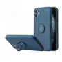 iLike Custodia Silicone Ring per Xiaomi Redmi Note 10 Pro / Pro Max - blu