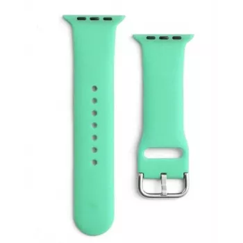 iLike Silicone Strap APS Cinturino in silicone per Apple Watch 8/7/6/5/4/3/2/SE (41/40/38mm) menta