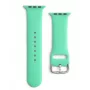 iLike Silicone Strap APS Cinturino in silicone per Apple Watch 8/7/6/5/4/3/2/SE (41/40/38mm) menta