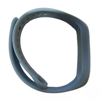 iLike Cinturino in Silicone per Xiaomi Mi Band 5 / 6 / 7 (18x250mm) Azzurro