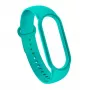 iLike cinturino in silicone per Xiaomi Mi Band 5 / 6 / 7 (18x250mm) turchese