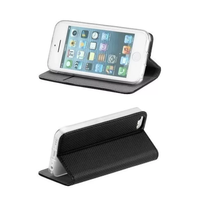 iLike Custodia a libro Smart Magnet per Xiaomi Redmi A3, nero