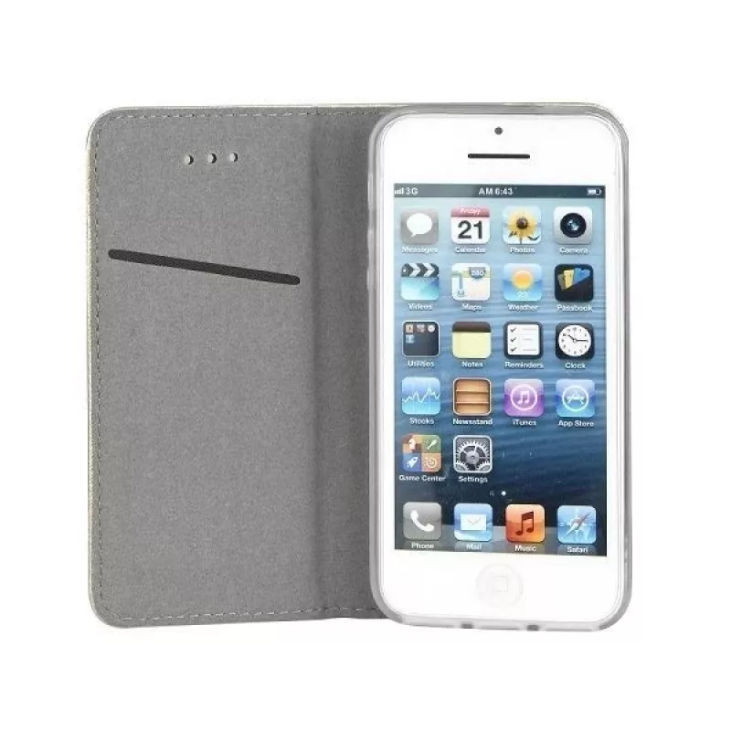 iLike Custodia a libro Smart Magnet per Xiaomi Redmi A3, nero