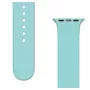 iLike Strap APS cinturino in silicone per Watch Ultra / 8 / 7 / 6 / 5 / 4 / 3 / 2 / SE (45 / 44 / 42 mm) cinturino da orologio azzurro