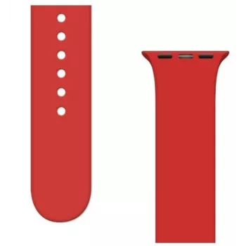 iLike Strap APS Cinturino in silicone per Apple Watch Ultra / Series 8/7/6/5/4/3/2 / SE (45/44/42mm) - rosso
