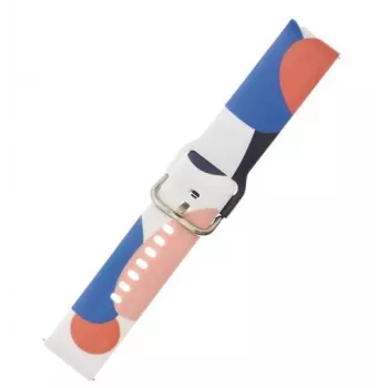 iLike Cinturino Strap Moro per Samsung Galaxy Watch 46mm cinturino in silicone per orologio con fantasia