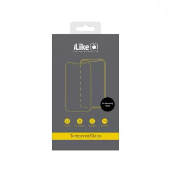 iLike vetro temperato protezione schermo per Samsung Galaxy A02s (0,33 mm, trasparente)