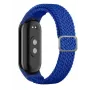 iLike Cinturino in tessuto intrecciato per Mi Band 8 blu