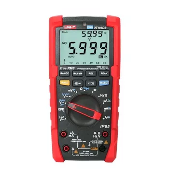 Multimetro digitale True RMS ILIKE UT195DS con protezione IP65, CAT III 1000V/CAT IV 600V, 60000 conteggi, LoZ, LPF, Data Hold, retroilluminazione