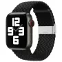 Cinturino in tessuto intrecciato iLike Watch 38/40/41mm nero