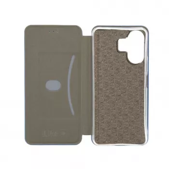 iLike Custodia book slim per Xiaomi Poco M6 blu mezzanotte