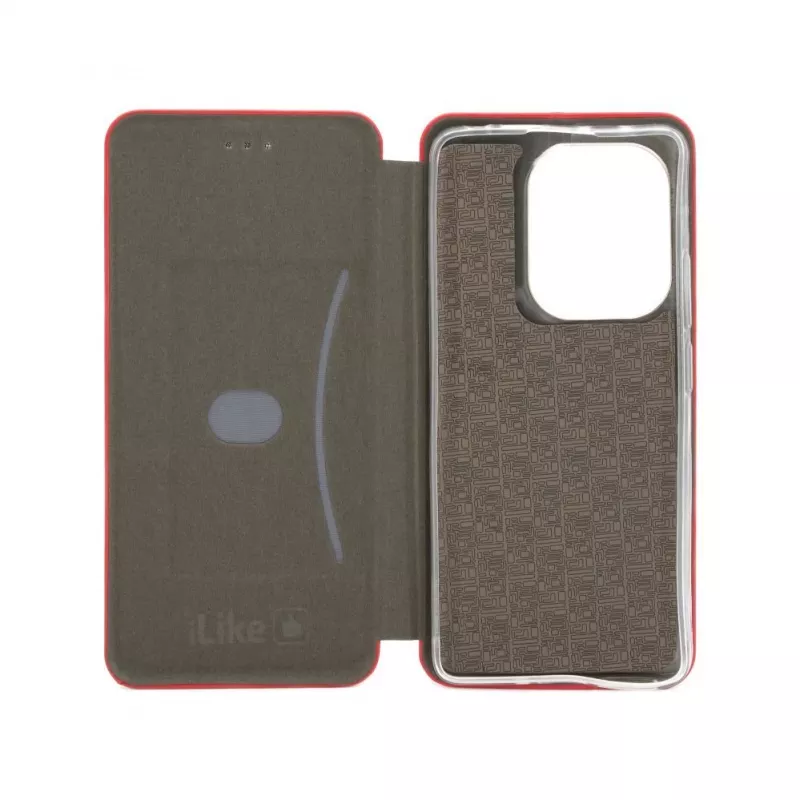 iLike Book Case Slim rossa per Xiaomi Poco M6 Pro