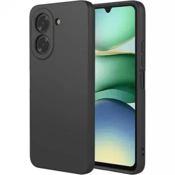 iLike Custodia in silicone per Xiaomi Redmi A5, Nero