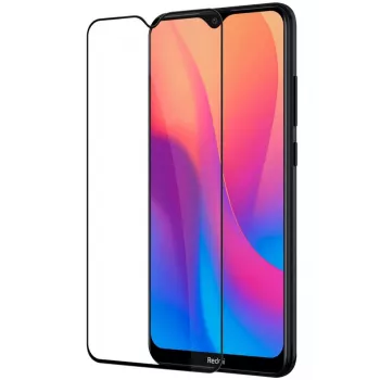 iLike Xiaomi Redmi 8A Pellicola protettiva in vetro temperato 2.5D Black Frame Full Glue