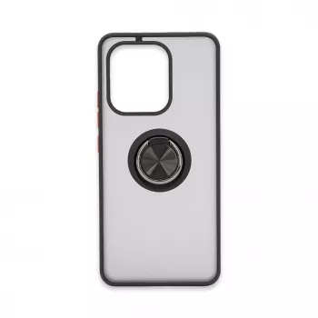 iLike Xiaomi Redmi Note 13 4G Custodia Hybrid con Anello Nero