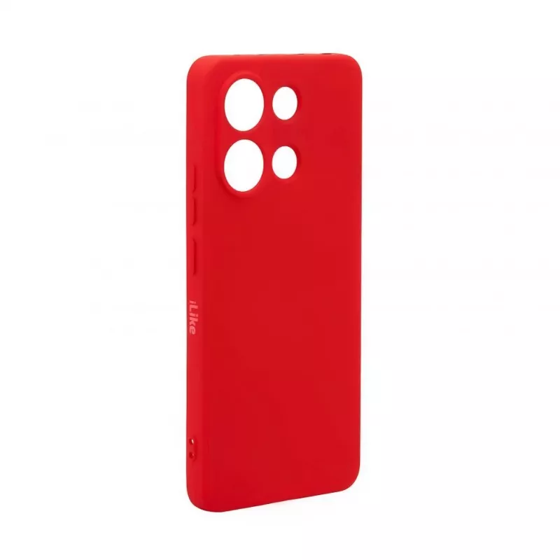 iLike Xiaomi Redmi Note 13 4G Custodia in silicone Nano rossa