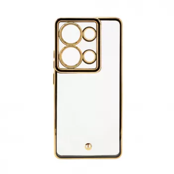 iLike Custodia ibrida con protezione fotocamera per Xiaomi Redmi Note 13 Pro 4G, nero trasparente