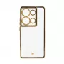 iLike Custodia ibrida con protezione fotocamera per Xiaomi Redmi Note 13 Pro 4G, nero trasparente