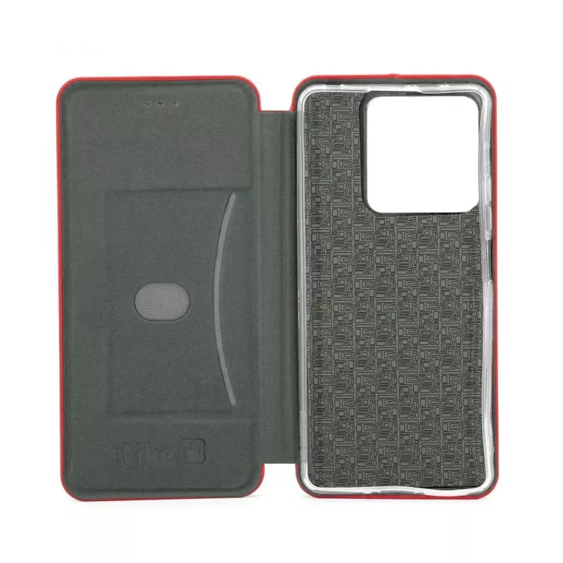 iLike Xiaomi Redmi Note 13 Pro 5G Book Case Slim Rosso
