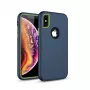 iLike Xiaomi Redmi Note 7 Defender Custodia solida 3in1 blu navy