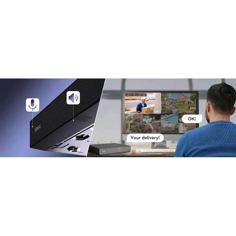 Imou N110-4P Videoregistratore di rete 10 canali 4-PoE