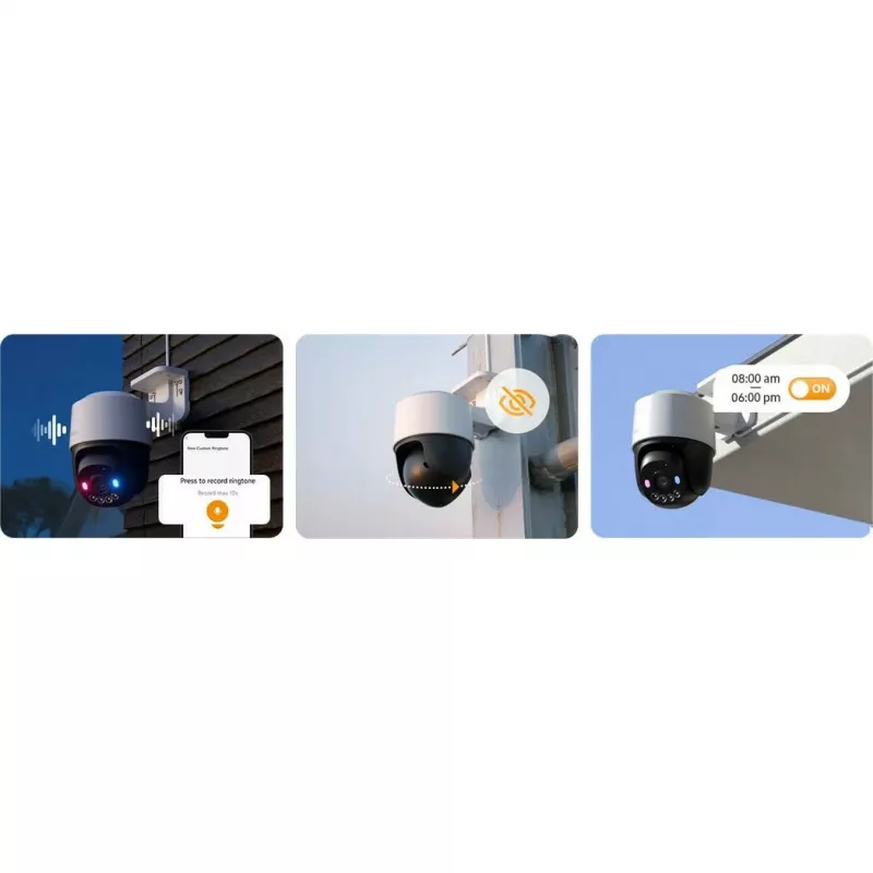 Imou PS7FP-8X0 Telecamera IP PoE 8MP 4K Pan/Tilt con visione notturna e funzione interfono