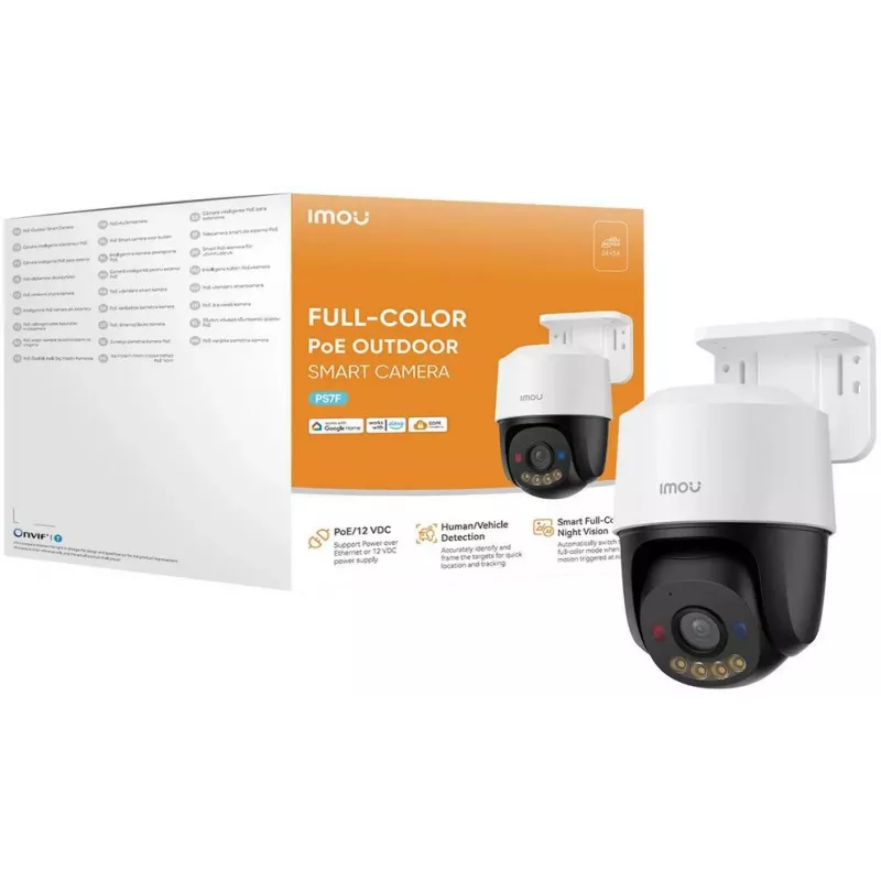 Imou PS7FP-8X0 Telecamera IP PoE 8MP 4K Pan/Tilt con visione notturna e funzione interfono