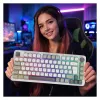 INCA tastiera gaming RGB GraySwitch USB-C/BT 2,00 m bianco (IKG-455)