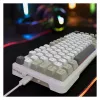 INCA tastiera gaming RGB GraySwitch USB-C/BT 2,00 m bianco (IKG-455)