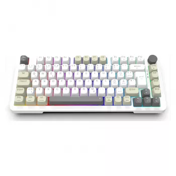 INCA tastiera gaming RGB GraySwitch USB-C/BT 2,00 m bianco (IKG-455)