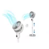 INCA IAF-01B ventilatore a piantana con batteria, motore BLDC, 5 velocità, display LED, bianco