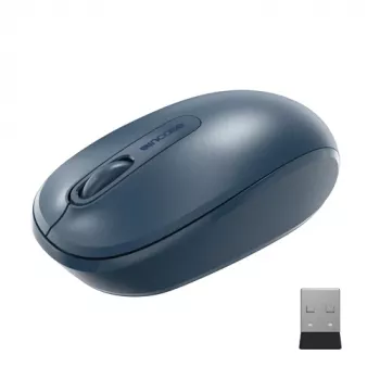 Incase Microsoft mouse mobile wireless 1850 - mouse ottico ambidestro, 2,4 GHz, 3 tasti, nero