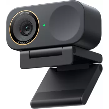 Insta360 Link2C Pro webcam 4K UHD con IA e gimbal a 3 assi, autofocus a rilevamento di fase, due microfoni con riduzione del rumore, bianco LINK2CPRO02