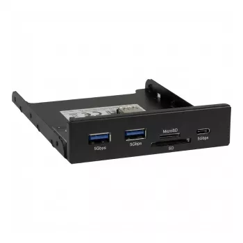 Inter-Tech Argus CI-21 lettore di schede interno, alloggiamento 3,5 pollici, USB 2.0, multi-scheda (88884141)