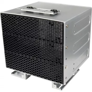 Inter-Tech IPC Staffa di montaggio ER-47045-2 - da 3,5 pollici a doppio SSD/HDD da 2,5 pollici, Nero