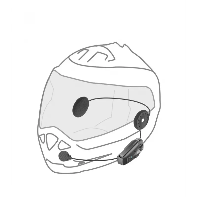 Interphone U-COM 8R Intercom moto 1600 m nero