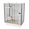 INZ INTER-ZOO Diego + Wood Beige 780x480x800 gabbia per piccoli animali