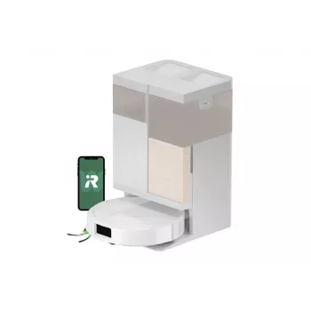 iRobot Roomba Combo 575 robot aspirapolvere bianco con funzione lavapavimenti e stazione di ricarica AutoWash